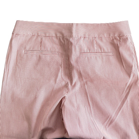 LOFT Wide Leg Crop Pant Pinstripe Side Zipper - Picture 10 of 16